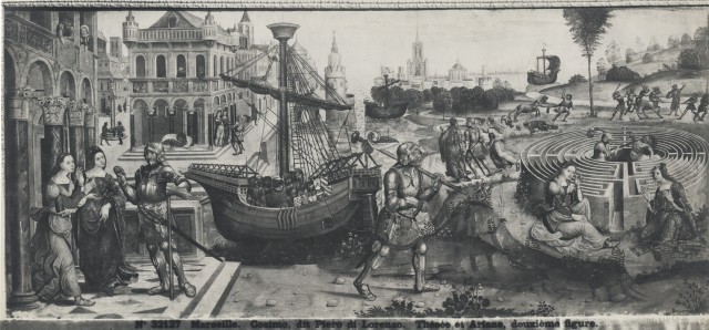 Anonimo — Marseille. Cosimo, dit Piero di Lorenzo. Thésés et Ariane, deuxième figure. — insieme